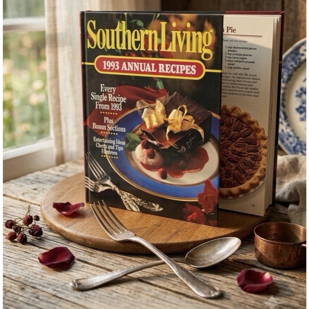 Vintage Southern Living Annual Recipes Hardcover Books (Lot of 2 - 1985 & 1993)